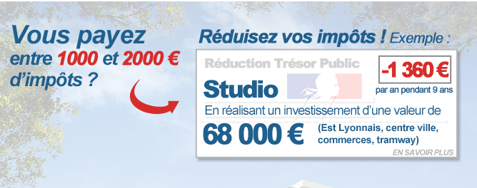 Studio 96 000 € pour defiscaliser 1 920 € par an pendant 9 ans