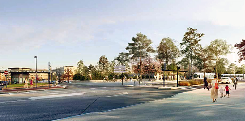 Prolongation tramway T1 Debourg - Grange Blanche