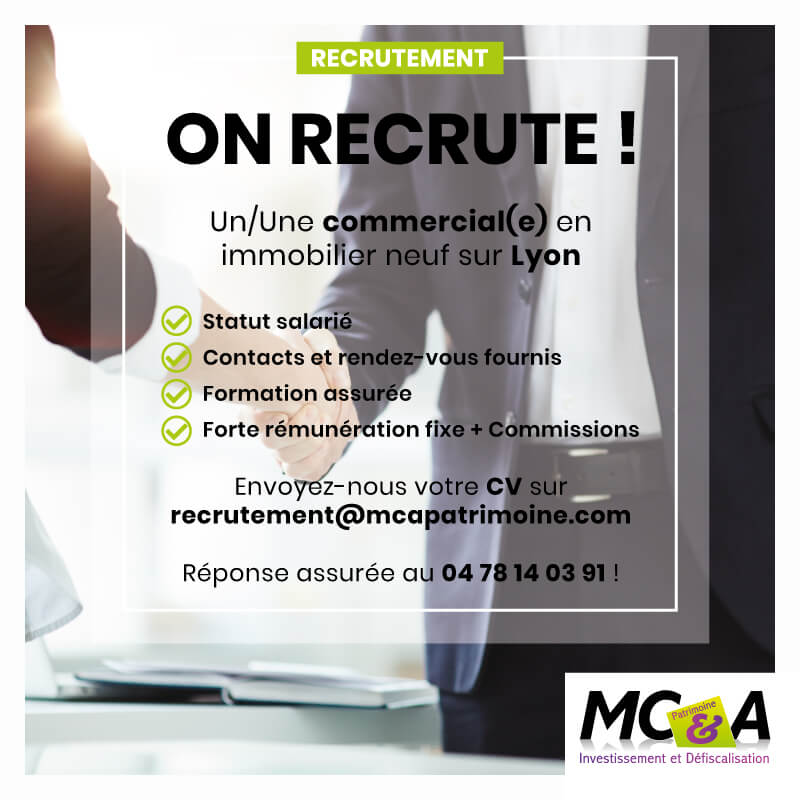 Recrutement Commercial(e) en immobilier H/F