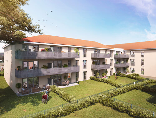 Grand 3 pièces terrasse vue Dégagée 