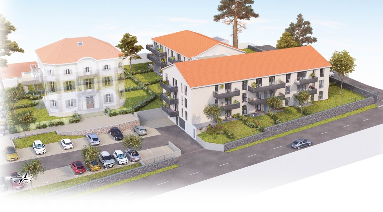 Grand 3 pièces terrasse vue Dégagée 