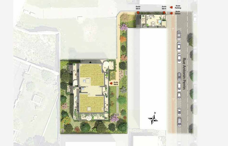 3 pièces de 65m² avec terrasse à Villeurbanne