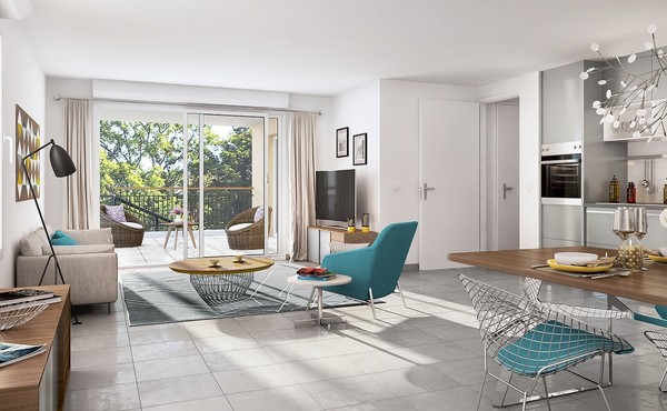 4 pièces de 78m² dans le quartier Vancia à Villeurbanne !