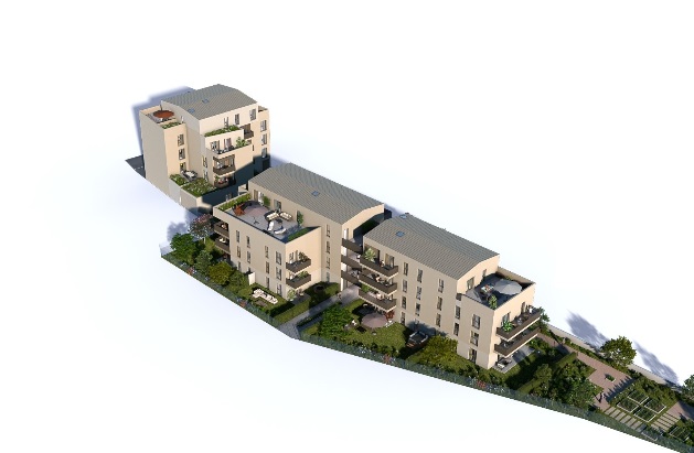 grand 2 pièces BBC sur parc  de la résidence  