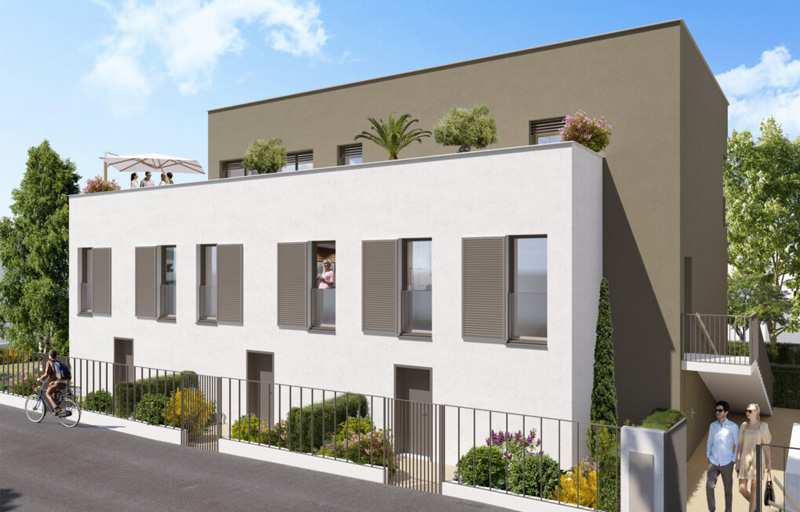 EXCEPTIONNEL ! Appartement de 4 pièces de 91m² avec 65m² de terrasse à Villeurbanne !