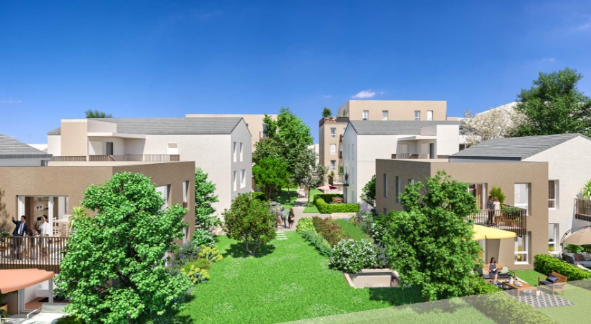 Chassieu, beau T4 de 83 m² avec jardin de 140 m²