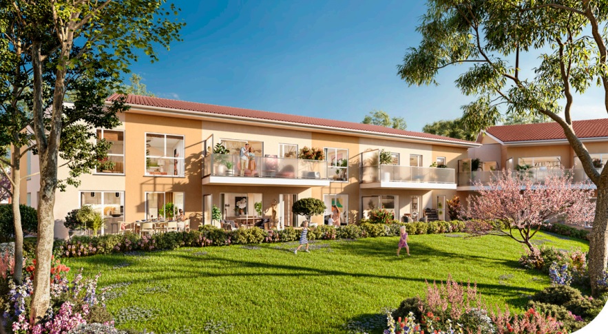 Mionnay, superbe 4 pieces 84m² avec terrasse 8m² 