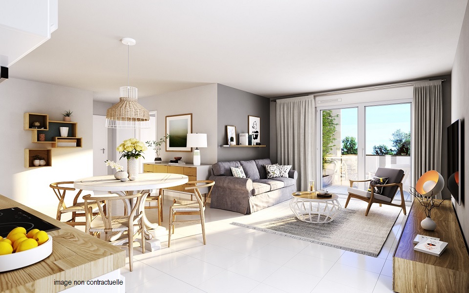 Mionnay, superbe 4 pieces 84m² avec terrasse 8m² 