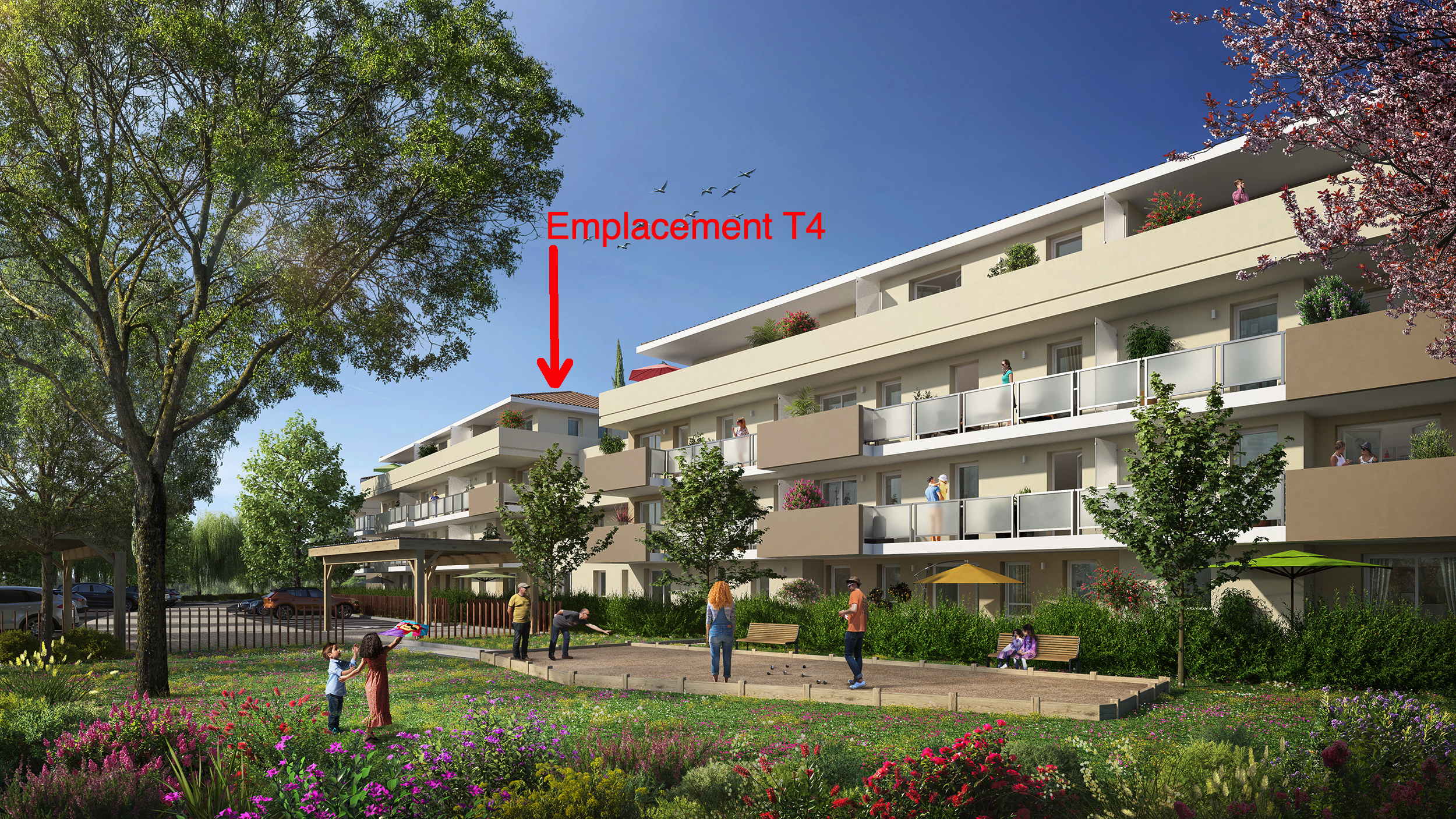 Appartement T4 dernier étage