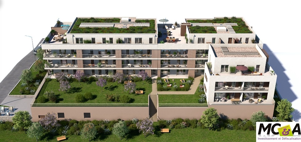 Exceptionnel ! L'Arbresle T3 60 m² avec grande terrasse 30m²