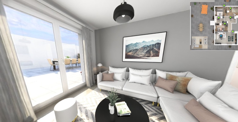 L'Arbresle, beau 2 pieces 40 m² avec terrasse 12 m²