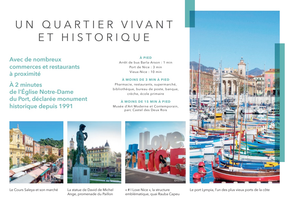 beau 2 pièces  centre ville Nice  