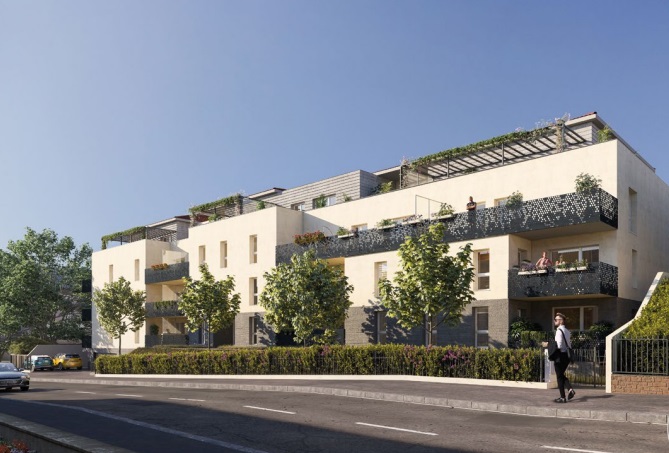 A saisir T3 59m² plus terrasse 8m² sur Jassans Riottier 