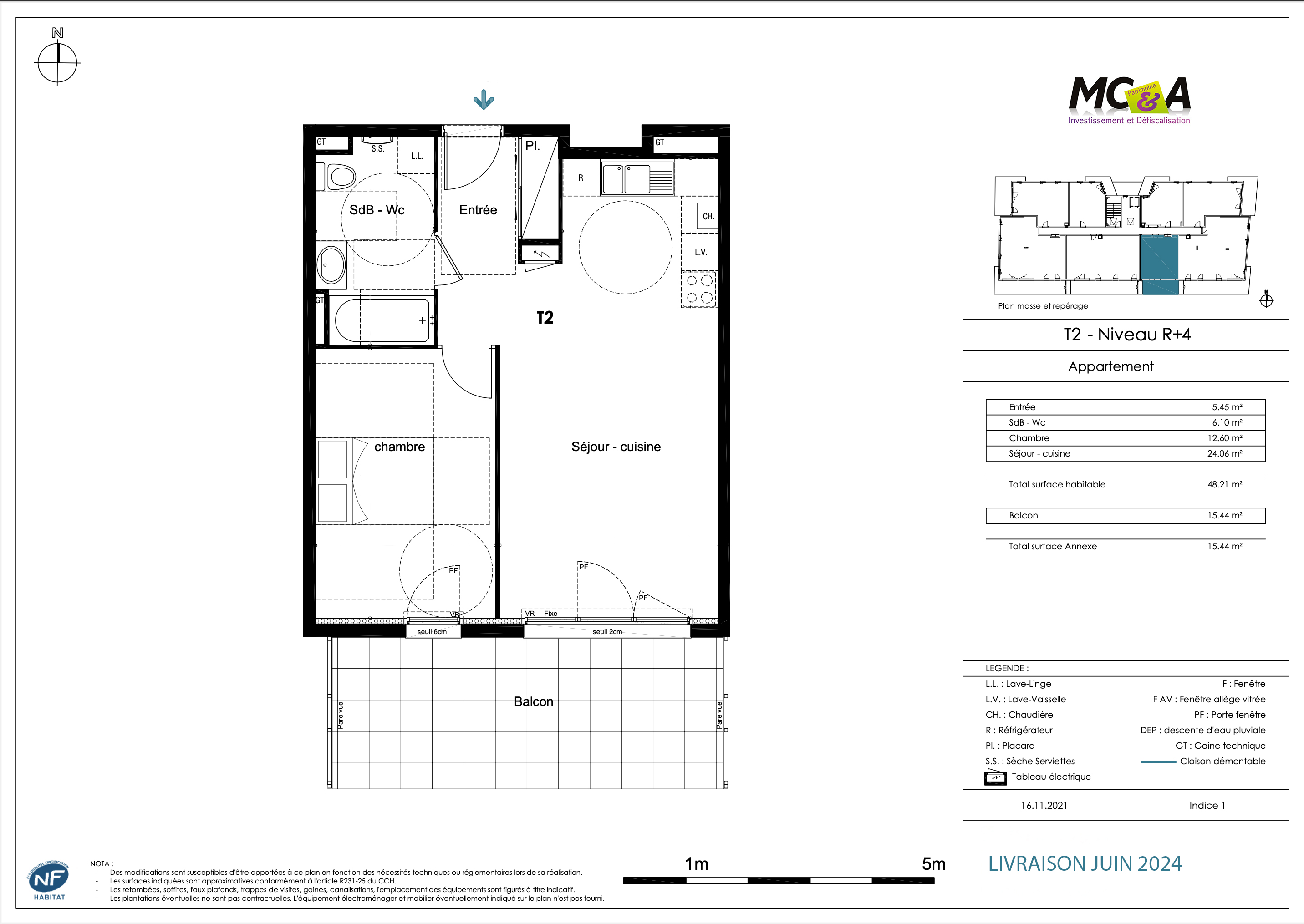 Appartement T2 Centre Mâcon