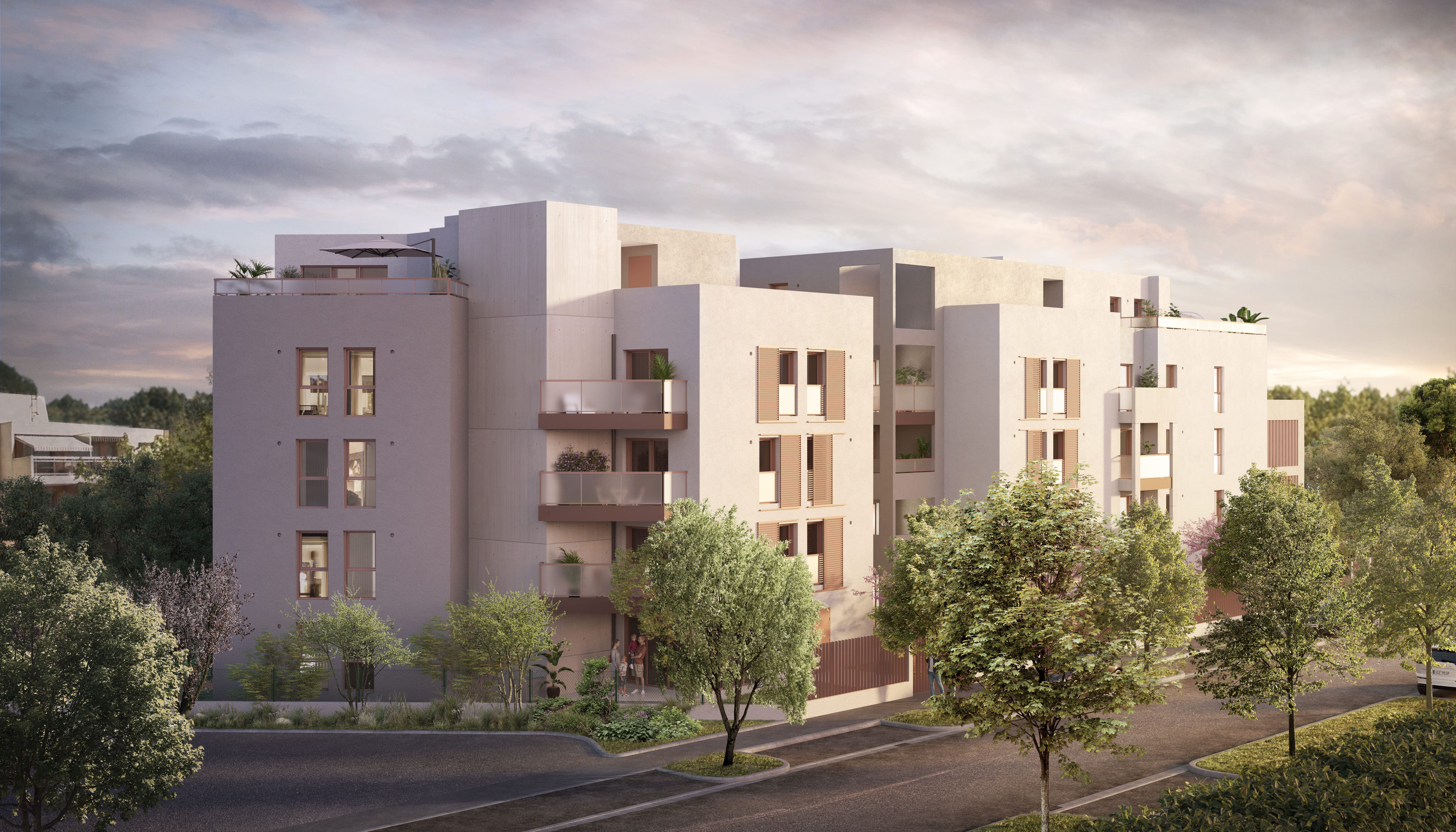 Tassin centre, beau T2 45m² avec balcon 10.45m²