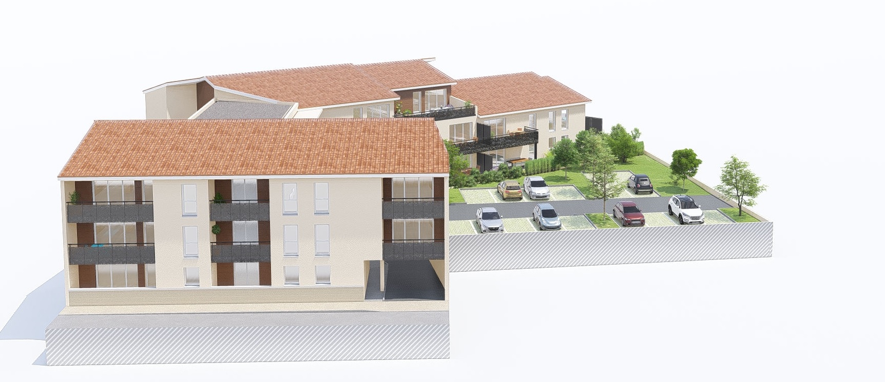 Grand 3 pièces terrasse vue Dégagée 