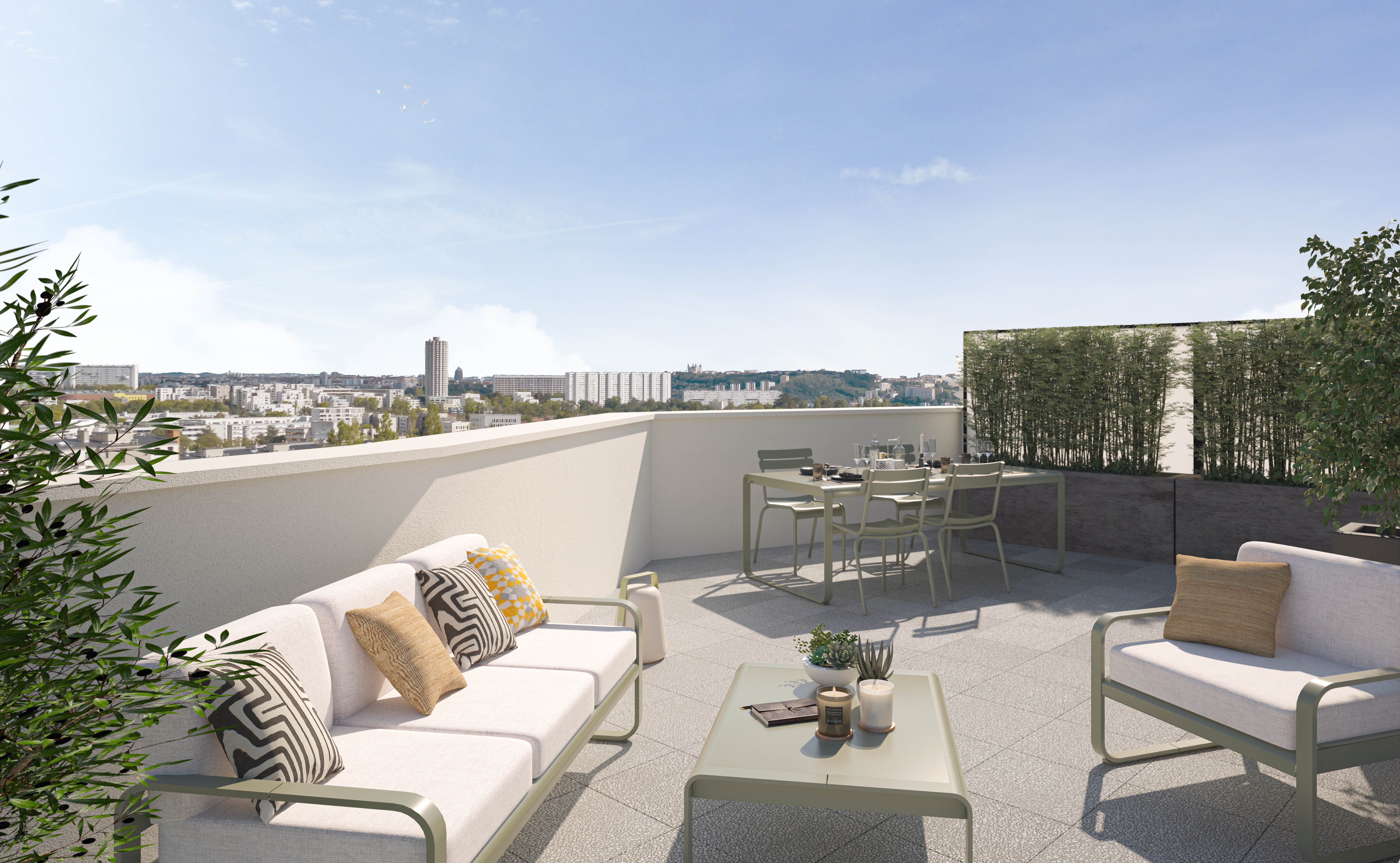 Appartement T4 attique à Ecully