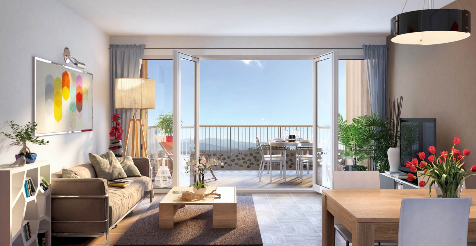 Appartement T4 avec terrasse