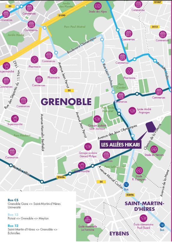 Grand 4 pièces 3 chambres 