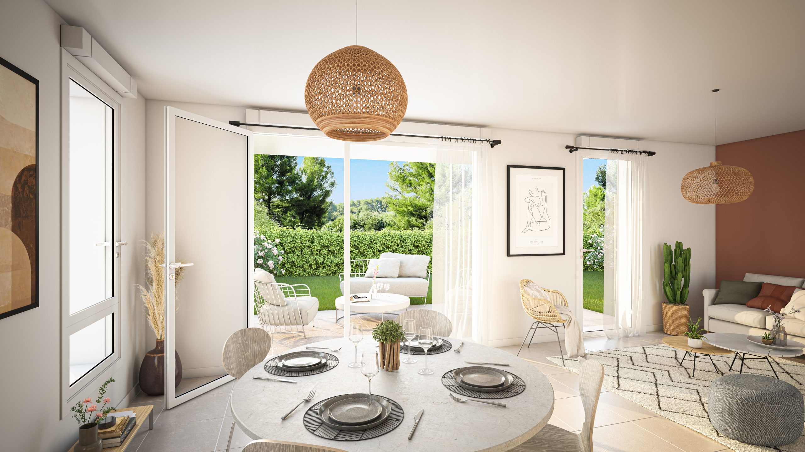 Grand 3 pièces terrasse vue Dégagée sur la montagne