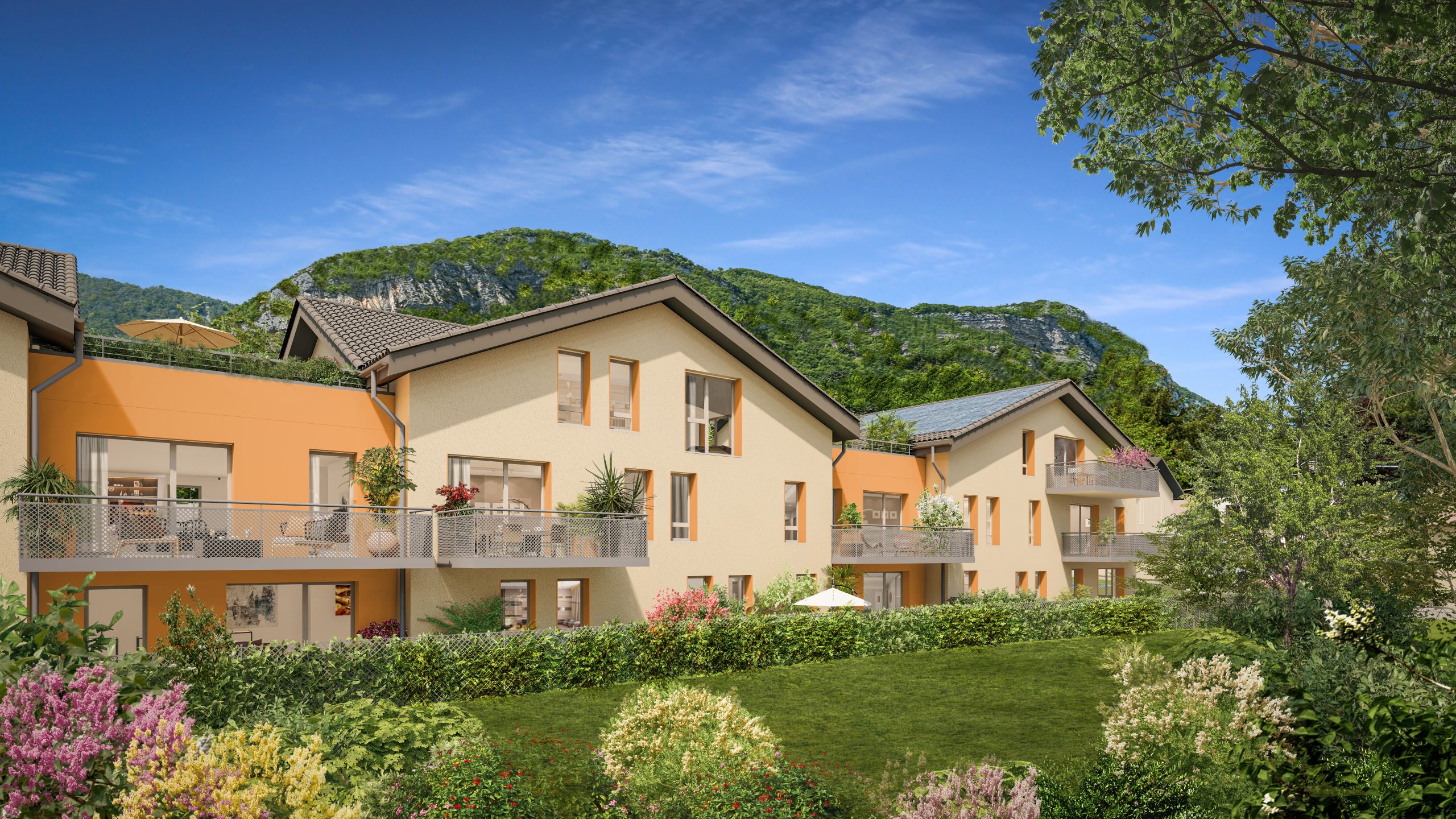 Grand 3 pièces terrasse vue Dégagée sur la montagne