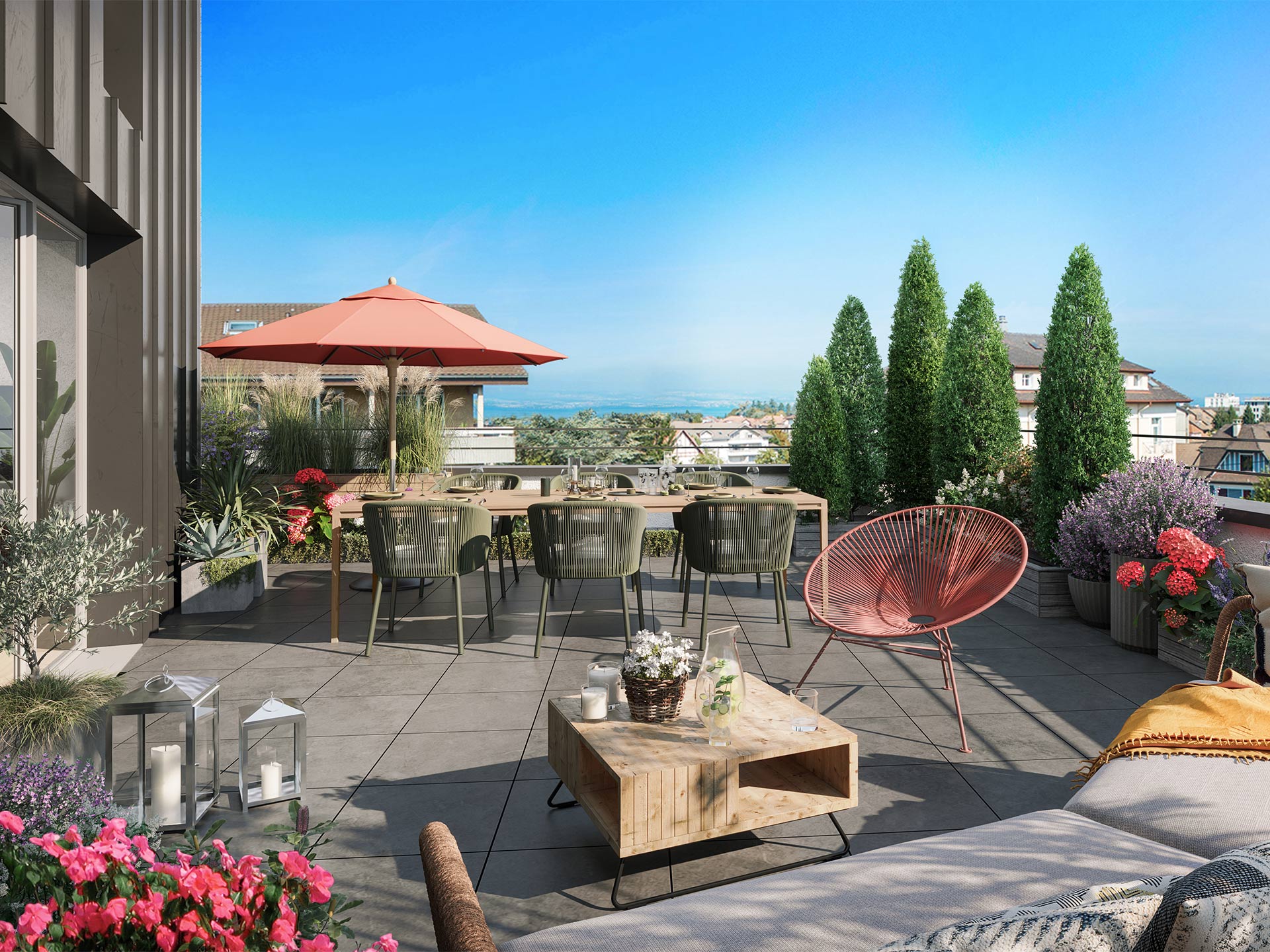 Appartement T5 duplex vue Lac