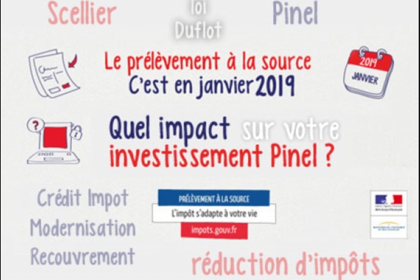 Prélèvement à la source et Loi Pinel : quel impact ? Quid du CIMR sur la réduction d