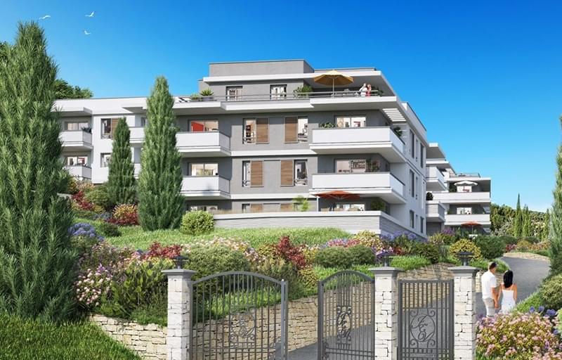 Résidence à Mougins Programme de standing, a 15 minutes de Cannes, Avec parc et piscine, ,