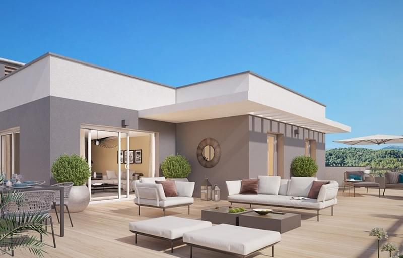 Résidence à Mougins Programme de standing, a 15 minutes de Cannes, Avec parc et piscine, ,