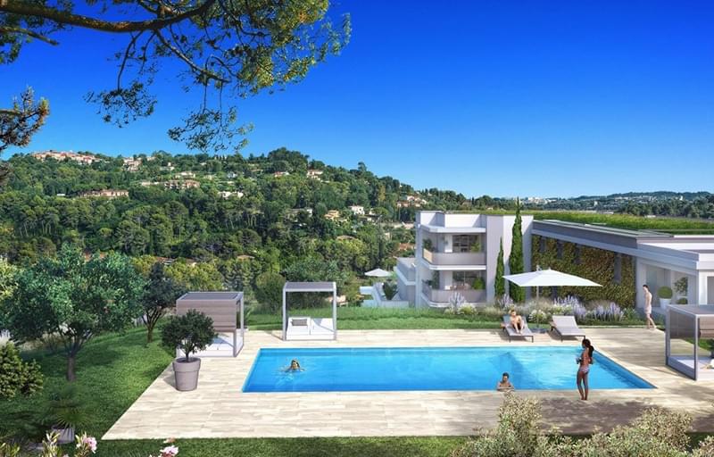 Résidence à Mougins Programme de standing, a 15 minutes de Cannes, Avec parc et piscine, ,