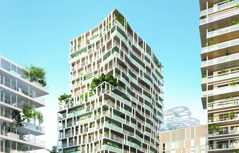 Résidence à Nice Au coeur du quartier Joia, Accès au tram, autoroute A8, jolies vues, jardin paysager,