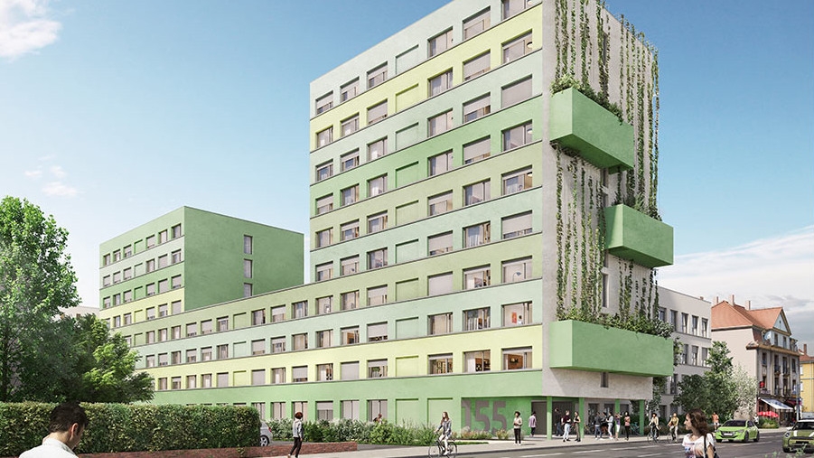 Résidence à Strasbourg Bus lignes C9, 50 et 60 desservants le centre-ville et les campus ,