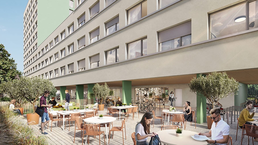 Résidence à Strasbourg Bus lignes C9, 50 et 60 desservants le centre-ville et les campus ,