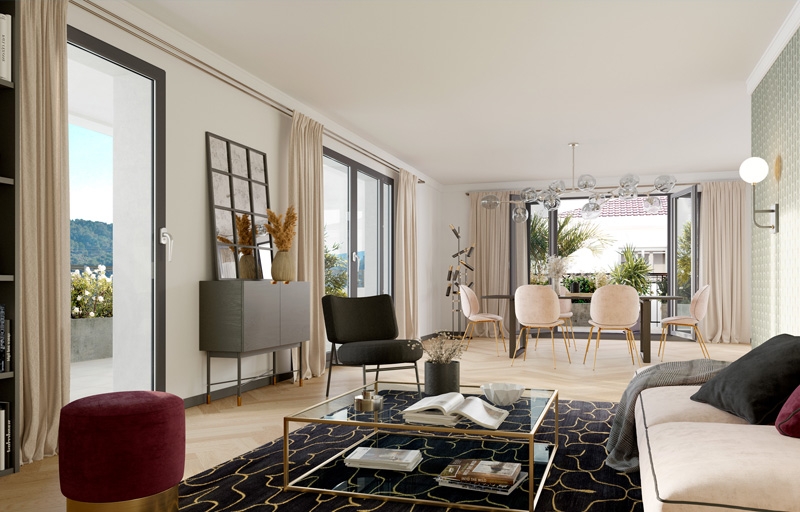 Résidence à Aix-en-Provence A 6 min du quartier historique, Résidence haut de gamme, Ville idéale pour investir,