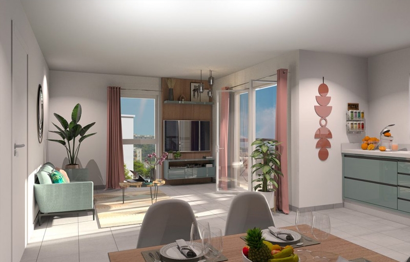 Résidence à Arles A 6 minutes du centre-historique, Proche centre-commercial, Cuisine aménagée, Fort potentiel locatif,