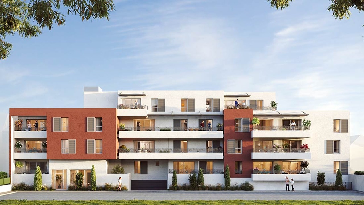 Résidence à Nîmes Villa Coustiera, c'est profiter de tout le confort d'une résidence contemporaine. Chaque appartement, du studio au 4 pièces, bénéficie d'un espace extérieur généreux., , Vous serez aussi séduits par leurs aménagements intérieurs optimisés et la grande qualité des prestations : espaces de vie lumineux, volets roulants, salle de bain aménagée.,