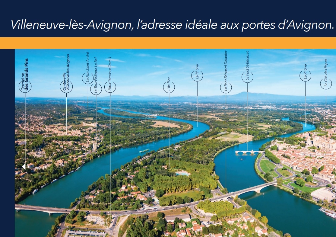 Résidence à Villeneuve-lès-Avignon Espaces extérieurs pour tous les appartements, Résidence calme, Architecture Méditerrannéenne,