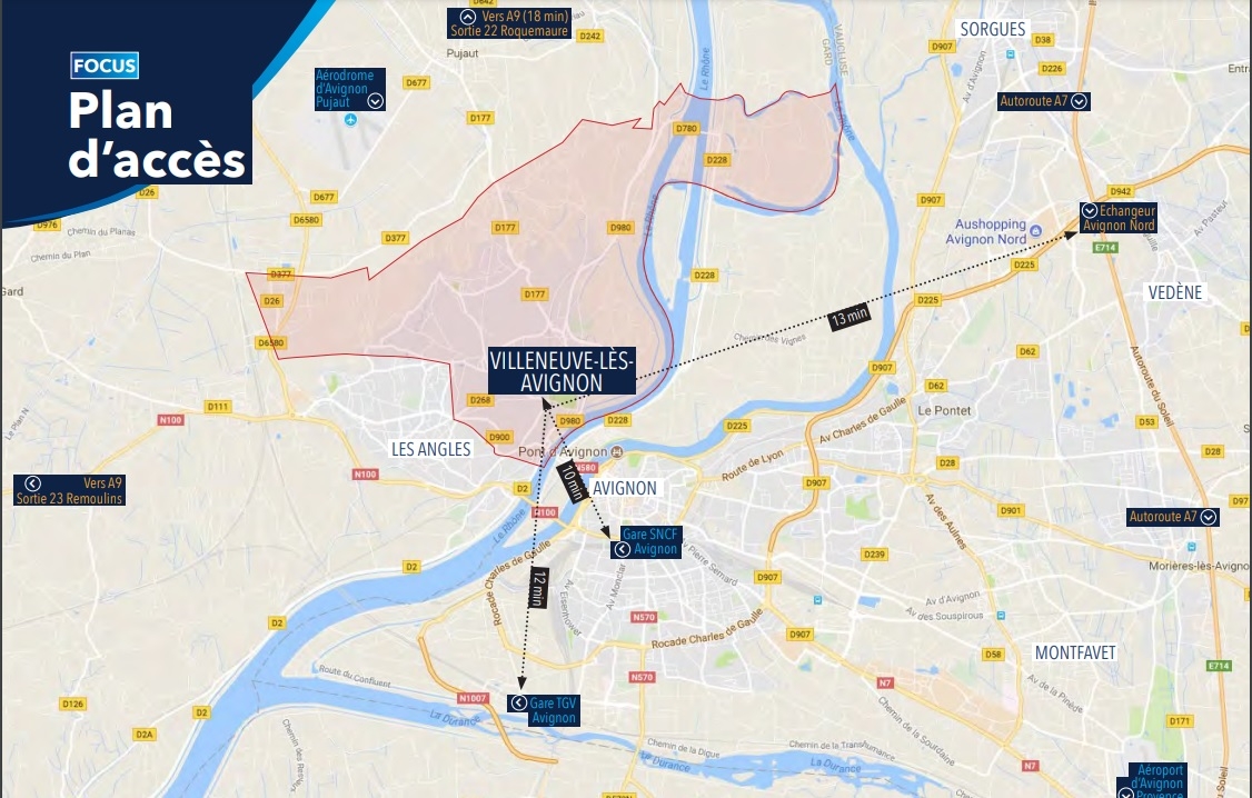 Résidence à Villeneuve-lès-Avignon Espaces extérieurs pour tous les appartements, Résidence calme, Architecture Méditerrannéenne,