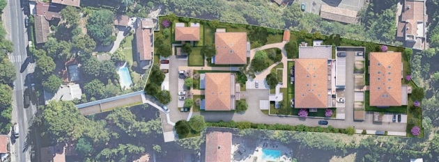 Résidence à Villeneuve-lès-Avignon Espaces extérieurs pour tous les appartements, Résidence calme, Architecture Méditerrannéenne,