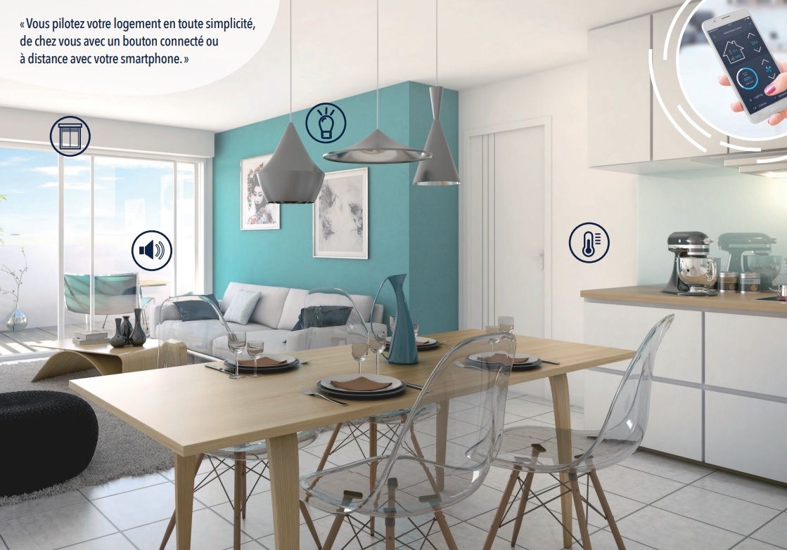 Résidence à Villeneuve-lès-Avignon Espaces extérieurs pour tous les appartements, Résidence calme, Architecture Méditerrannéenne,