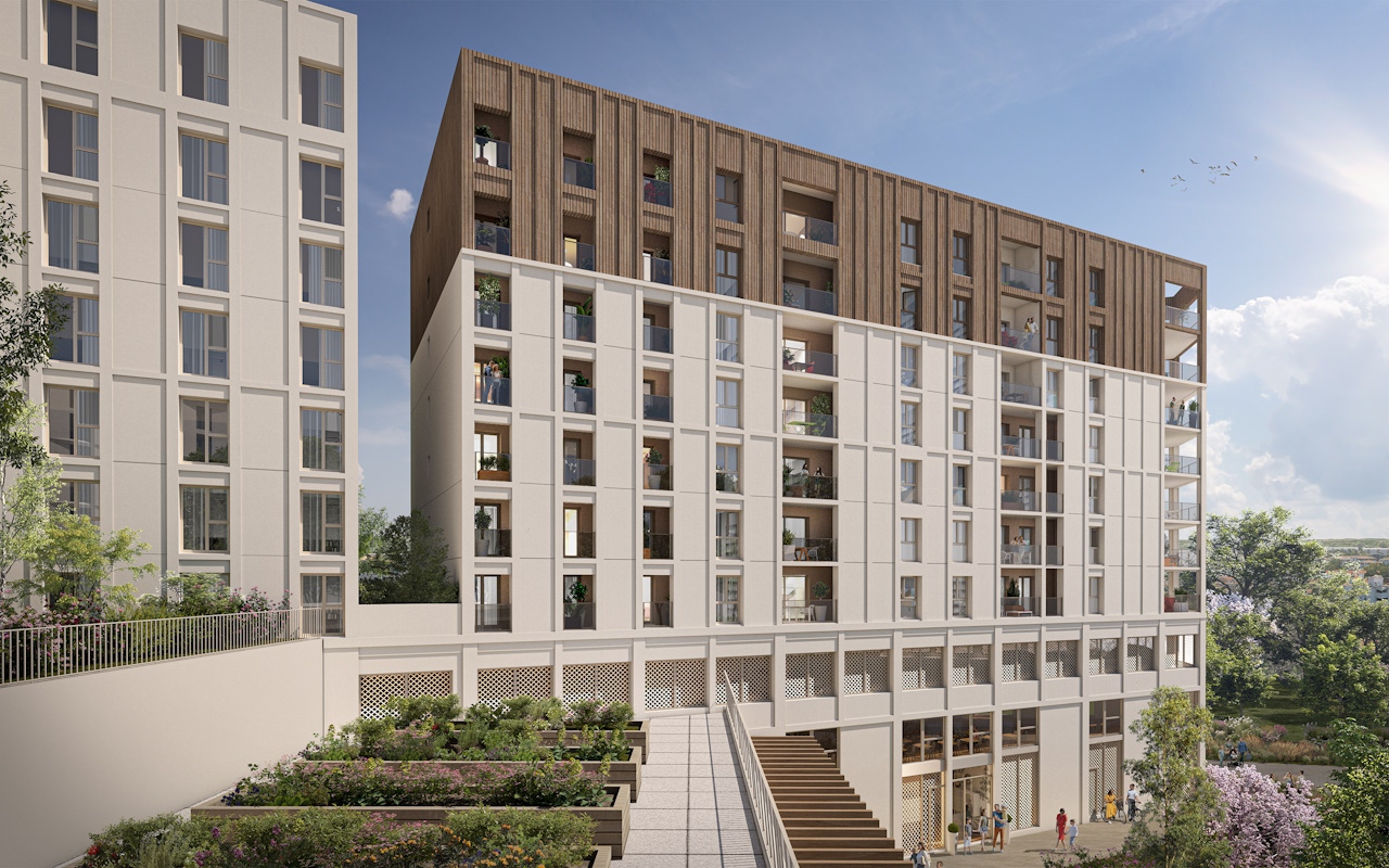 Résidence à Bordeaux INVESTISSEZ AU SEIN D’UNE NOUVELLE RÉSIDENCE ÉTUDIANTE EN LMNP, AU CŒUR D’UNE NOUVELLE CENTRALITÉ, AU PIED DU JARDIN DE L’ARS ET DE LA PLACE D’ARMAGNAC,