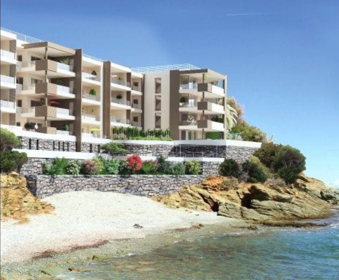 Résidence à San-Martino-di-Lota Front de mer, Proche Bastia,