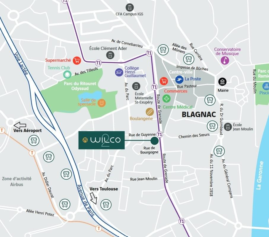 Résidence à Blagnac Proche transports Proche commerces Proche écoles Résidence à Blagnac Proche transports, Proche commerces, Proche écoles,