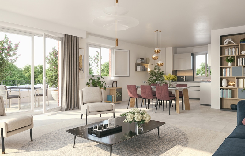 Résidence à Colomiers A 15min du coeur de Toulouse, Commerces et transports, A 7 minutes du site d'Airbus,