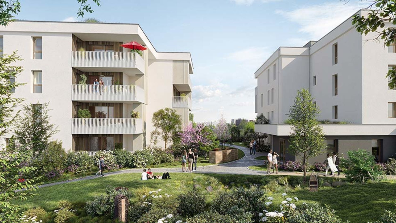 Résidence à Annecy Les Camarines à Annecy — 36 appartements du 2 au 5 pièces dans une résidence verdoyante et familiale, bien desservie vers le centre-ville Résidence à Annecy Les Camarines à Annecy — 36 appartements du 2 au 5 pièces dans une résidence verdoyante et familiale, bien desservie vers le centre-ville,