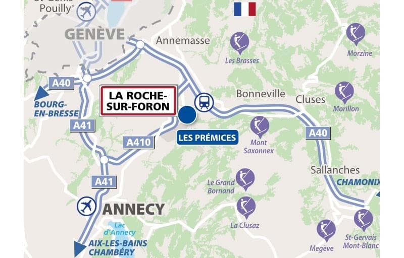 Résidence à La Roche-sur-Foron Proche commerces et services, A 40 min de Genève grâce au Léman express, Cadre paisible,