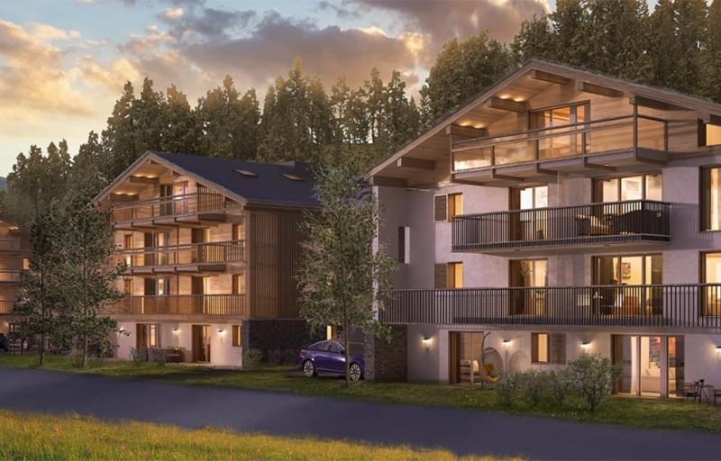 Résidence à Megève Appartements spacieux et confortables , Emplacement idéal proche de la Suisse et de l'Italie, Parc paysager,