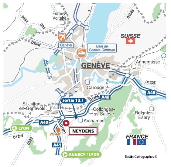 Résidence à Neydens Prestations de grande qualité, Proximité de Genève, Bel investissement patrimonial, Proche future ligne de tramway,