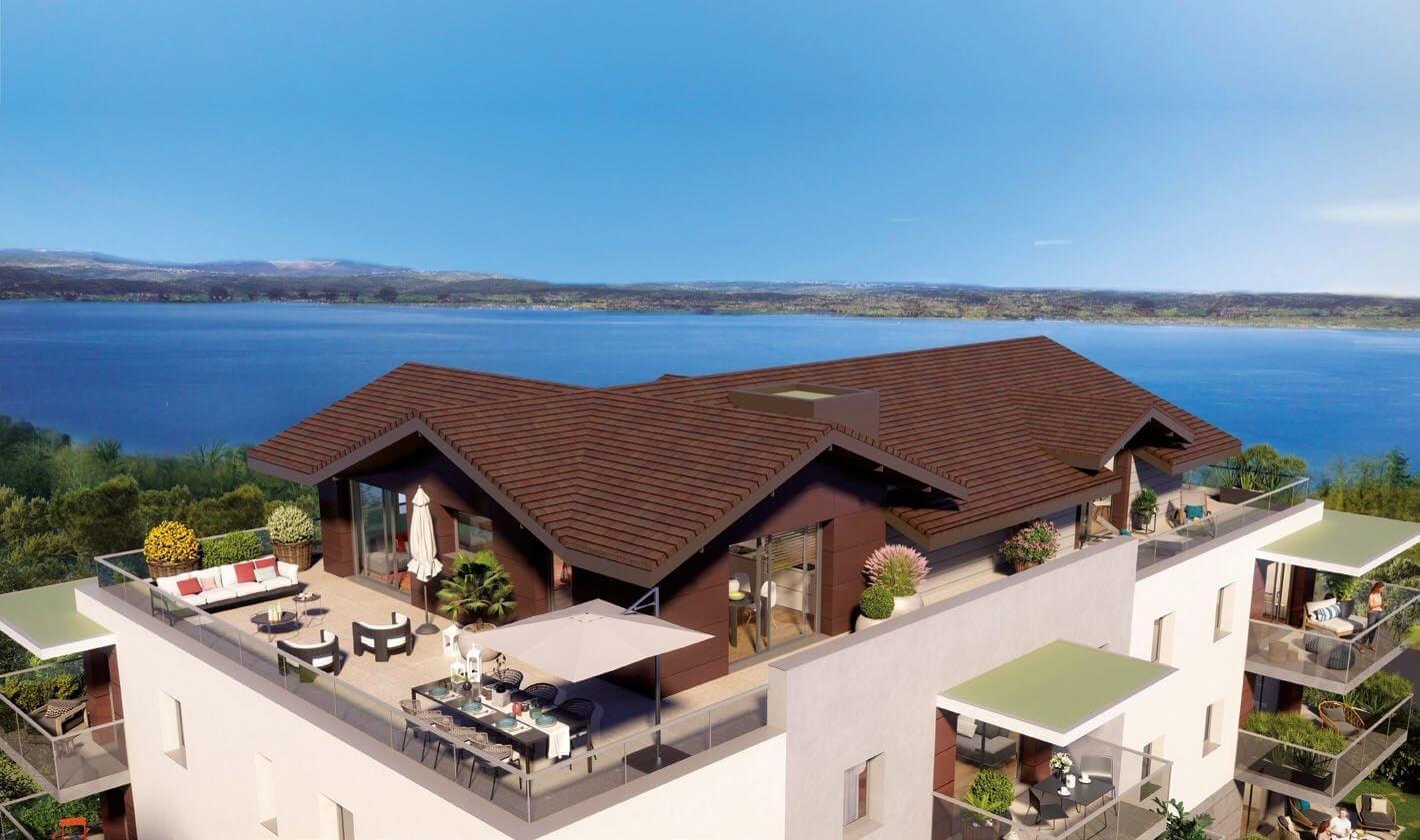 Résidence à Publier Résidence de standing Vue sur le lac Léman Logements eco-responsables Résidence à Publier Résidence de standing, Vue sur le lac Léman, Logements eco-responsables,
