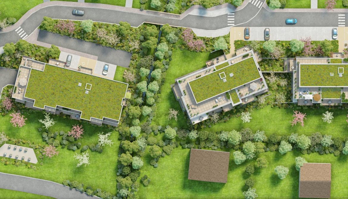 Résidence à Rumilly Environnements Verdoyant, Secteur Pavillonnaire, Proche des commerces,